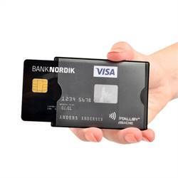 RFID-säkrad kreditkortshållare, 2 kort