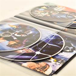 4-Dubbel DVD fickor - plats för 4 DVD-skivor