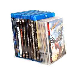 Blu-Ray fickor med ringpärmshål för Blu-Ray förvaring – 50 st.