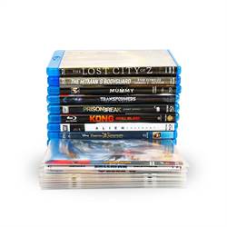 Blu-Ray förvaring: Blu-Ray paket - 50 Blu-Ray fickor, 2 Pärmar