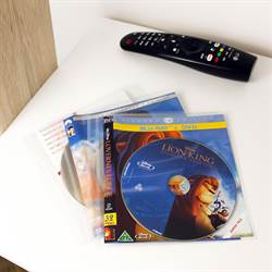 Blu-Ray fickor med ringpärmshål för Blu-Ray förvaring – 50 st.