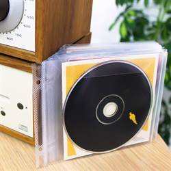 CD fickor med ringpärmshål för CD förvaring – 100 st.