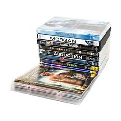 DVD fickor med ringpärmshål för DVD förvaring – 100 st.