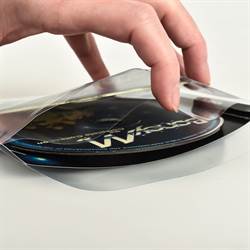 Dubbel CD fickor - plats för 2 DVD-skivor