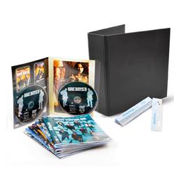 DVD paket - 50 DVD fickor- dubbel, 2 DVD Pärmar, 50 Remsor