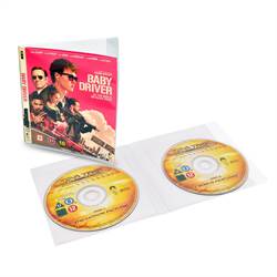 Dubbel Blu-Ray fickor - plats för 2 Blu-Ray-skivor - 50 st.