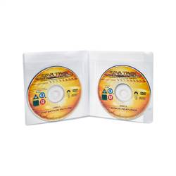 Dubbel Blu-Ray fickor - plats för 2 Blu-Ray-skivor - 50 st.