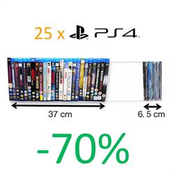 PS4-fickor för PS4-förvaring med plats till cover - 25 st.