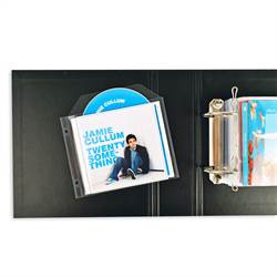 CD paket - 100 Single CD fickor & 4 CD Pärmar för CD förvaring