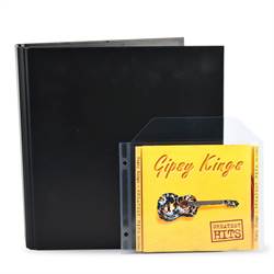 CD paket - 100 Single CD fickor & 4 CD Pärmar för CD förvaring