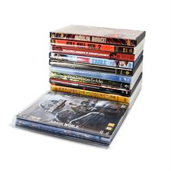 DVD fodral för DVD förvaring med plats till cover - 100 st.